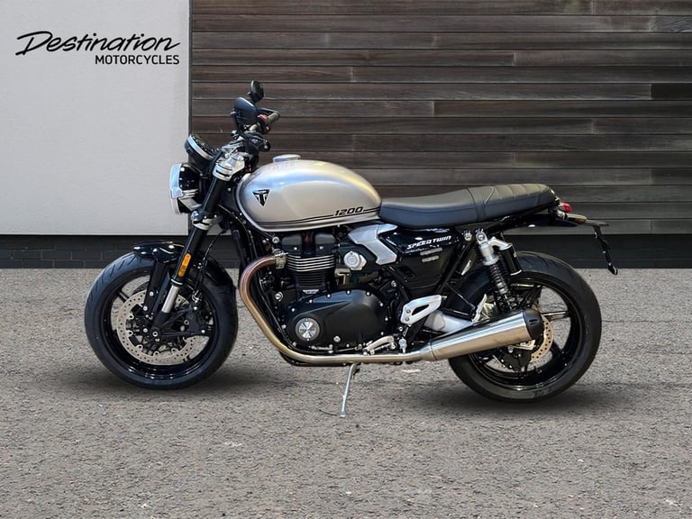2025 Triumph Bonneville Speed Twin 1200 STANDARD COLOUR Petrol silver 6 Speed