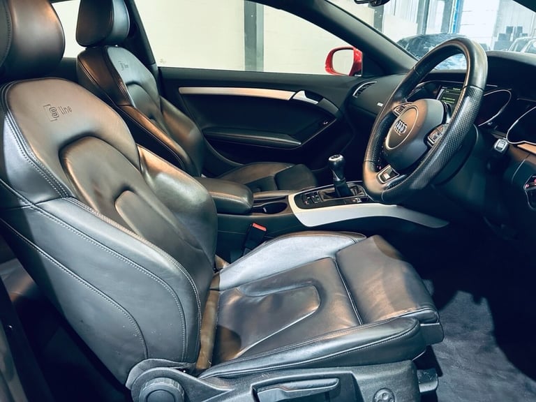 AUDI A5 2.0 TDI S LINE COUPE 2 DOOR DIESEL MANUAL QUATTRO 177 RED 2014