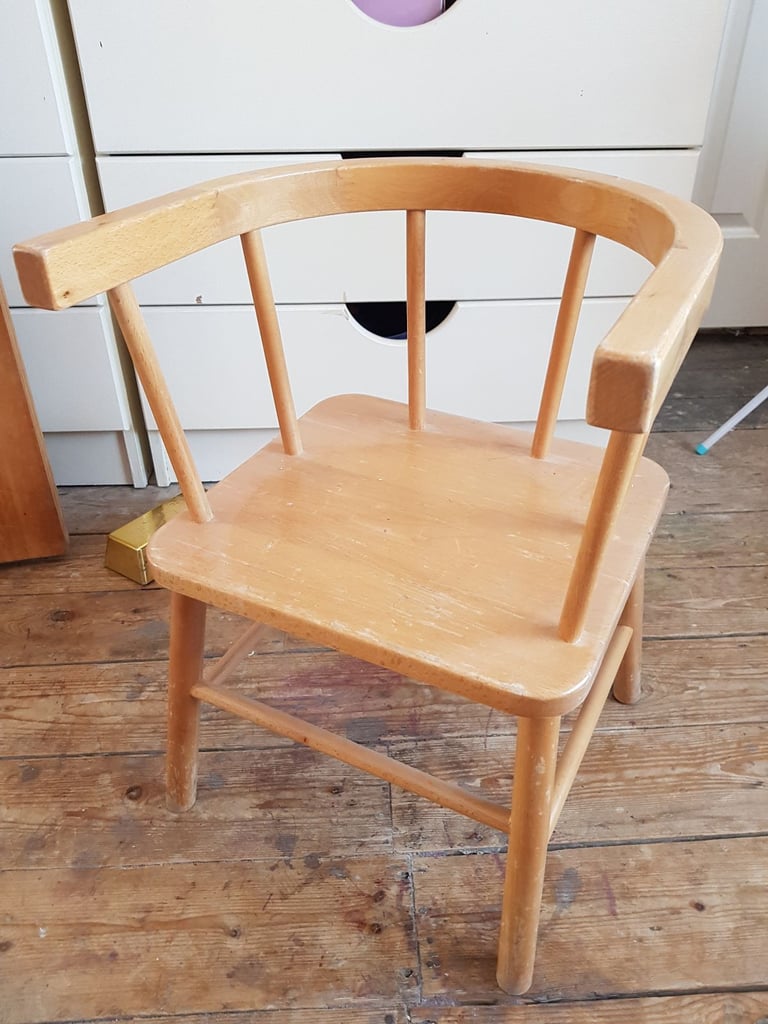 Chair solid wood children £50.00