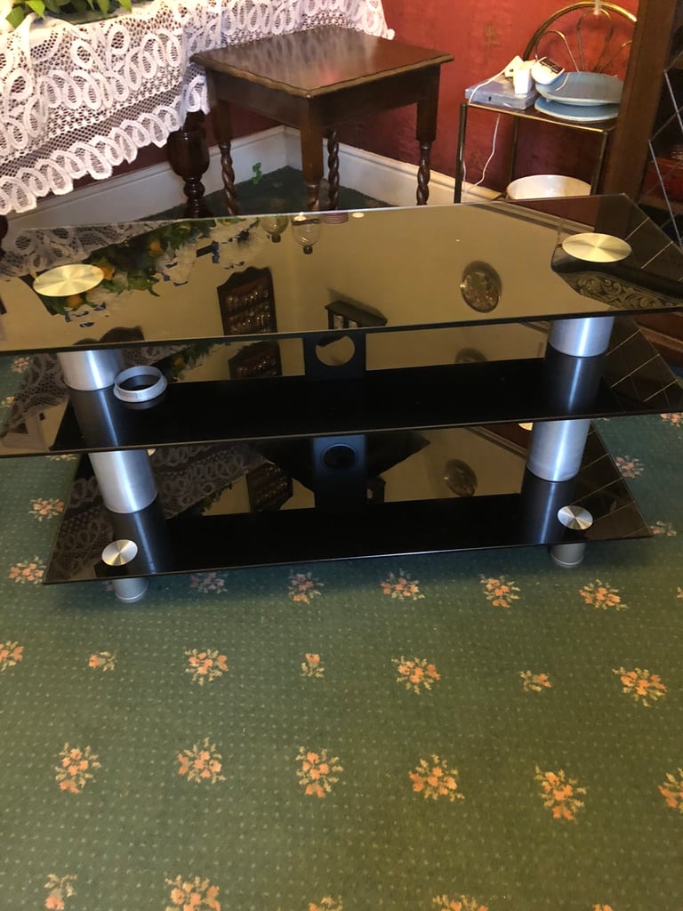 Glass TV Stand