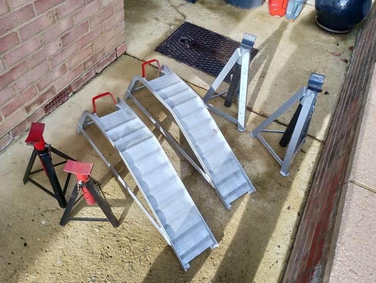 image for Car Ramps and Axle Stands