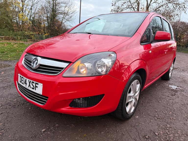 14 VAUXHALL ZAFIRA 1.7 CDTI ECOFLEX EXCLUSIV 110 7 SEAT 56K MOT 11/26 SWAPS PX