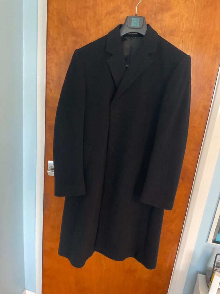 Men’s winter overcoat by Jeff Banks
