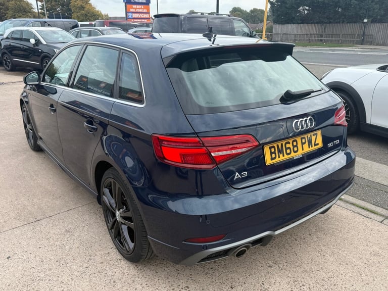 2019 Audi A3 1.6 TDI 30 S line Sportback Euro 6 (s/s) 5dr HATCHBACK Diesel Manual
