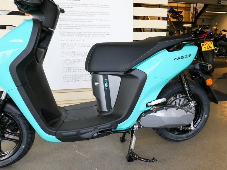 IN STOCK NOW! - NEW Yamaha NEO's Electric Scooter. (Aqua) £3,100 On The Road