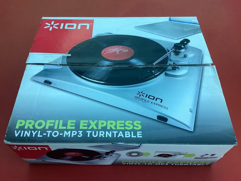image for ION Profile Express Vinyl to MP3 Turntable