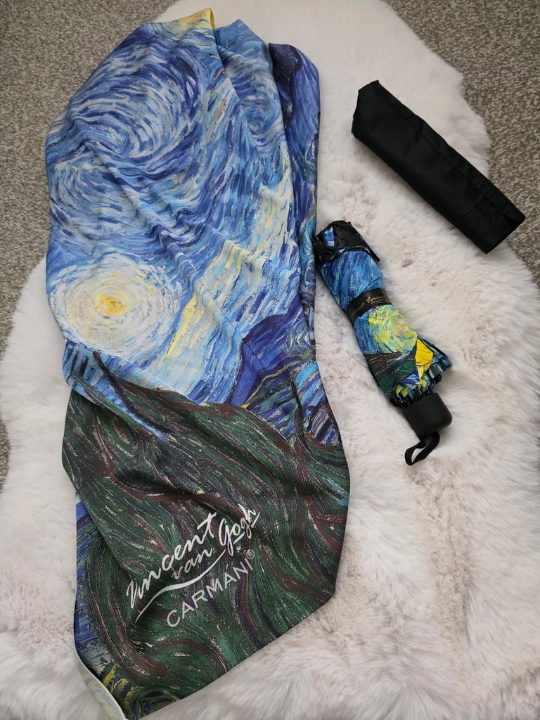 Gift set scarf and umbrella