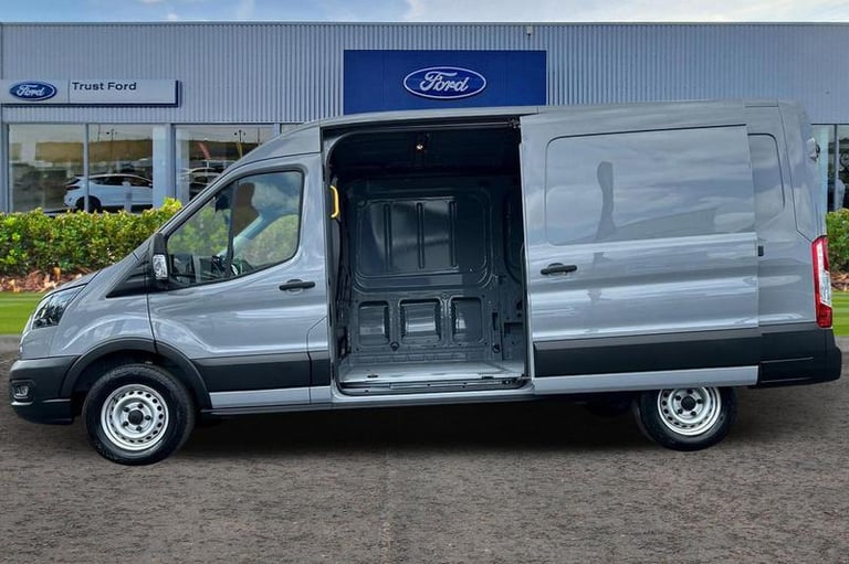 2024 Ford Transit 350 Leader L3 H2 LWB Medium Roof FWD 2.0 EcoBlue Hybrid 130ps, LANE DEPARTU Pan...
