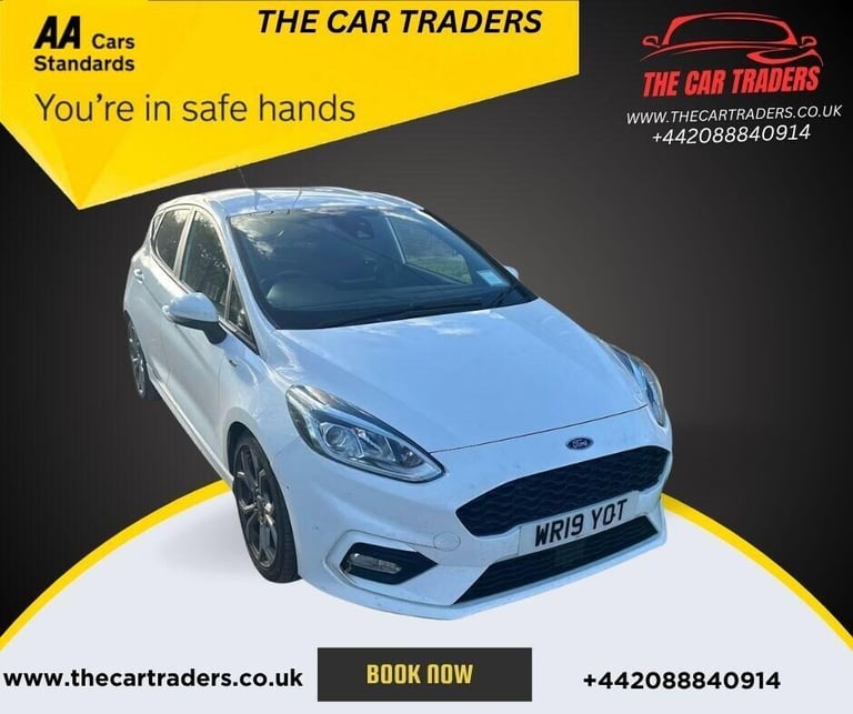 2019 Ford Fiesta 1.0T EcoBoost GPF ST-Line Hatchback 5dr Petrol Auto Euro 6 (s/s) (100 ps) Hatchb...