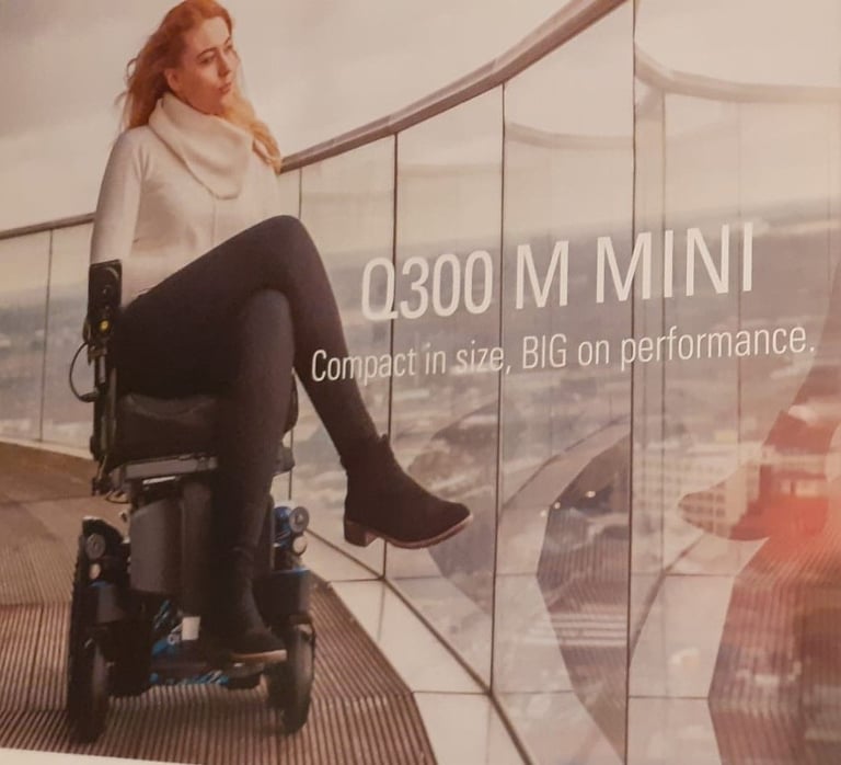 image for SUNRISE QUICKIE Q300M MINI POWERCHAIR – As New  