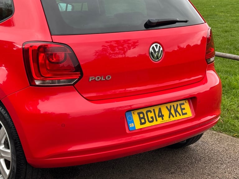 VOLKSWAGEN POLO 1.2 MATCH 60 MANUAL 5DR HATCHBACK 2014 [14] RED