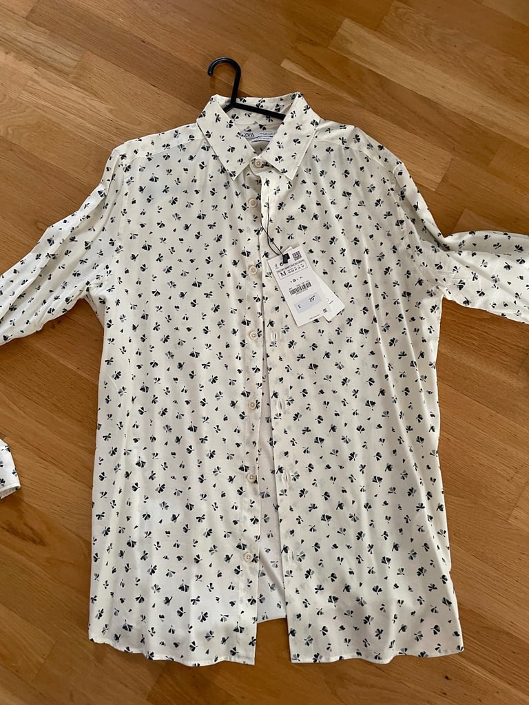 Zara Shirt Medium Regular Fit