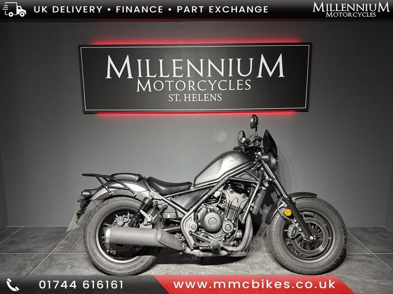 image for 2024 HONDA CMX 500 REBEL LIGHTWEIGHT CUSTOM CRUISER FITTED WITH REAR RACK