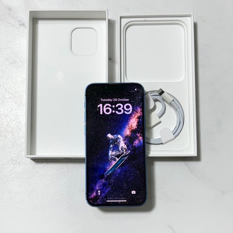 image for iPhone 13 128GB Unlocked (Good Condition) With Box & Charger