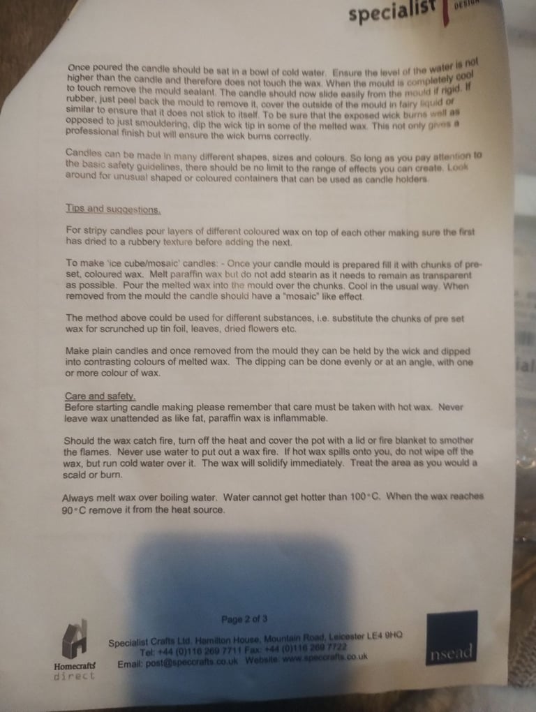 Adult candle making kit for 20 candles for arts and crafts 