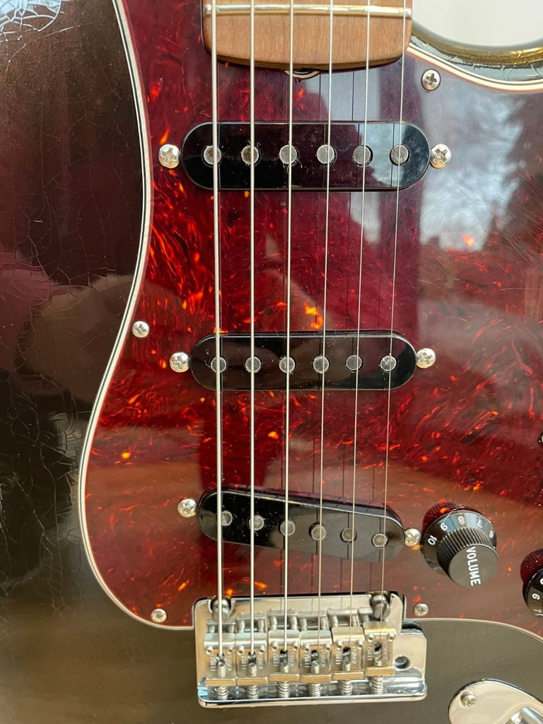 Fender Custom Shop 55 Stratocaster Texas Tea Roasted Flame Neck