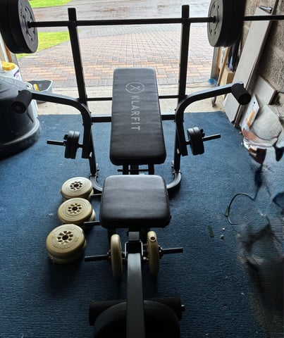Workout Benches Klarfit Bench Klarfit Bench Weights Set! In Newton