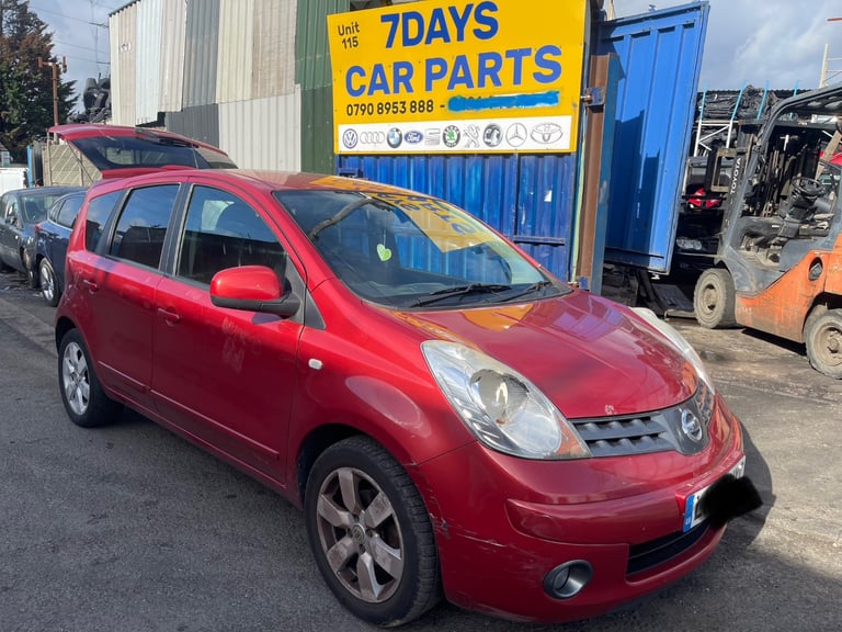 09 Nissan Note 1.6 Petrol HR16DE 5Speed RED BREAKING parts