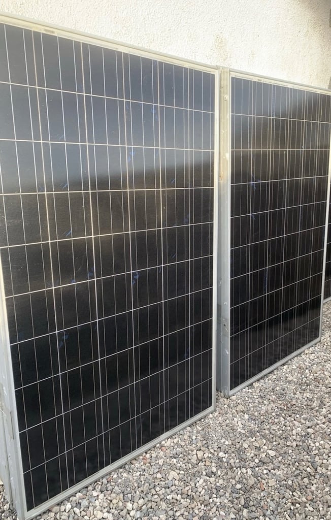 image for Complete solar system with 9 x solar panels + inverter + mounting system 