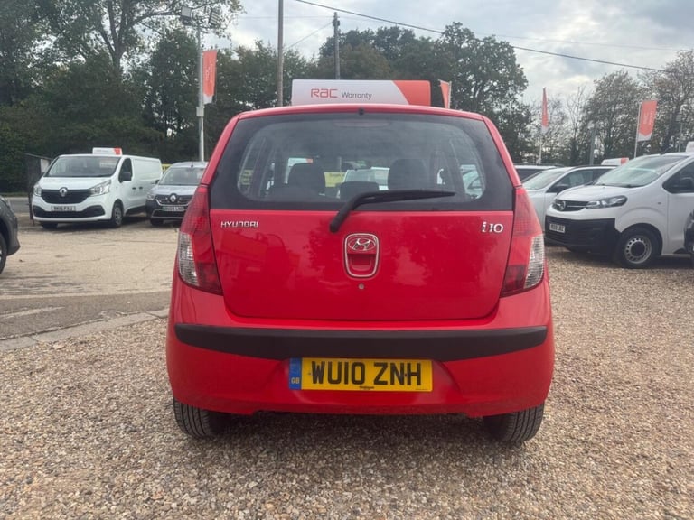 2010 Hyundai i10 1.2 Comfort 5dr HATCHBACK PETROL Manual