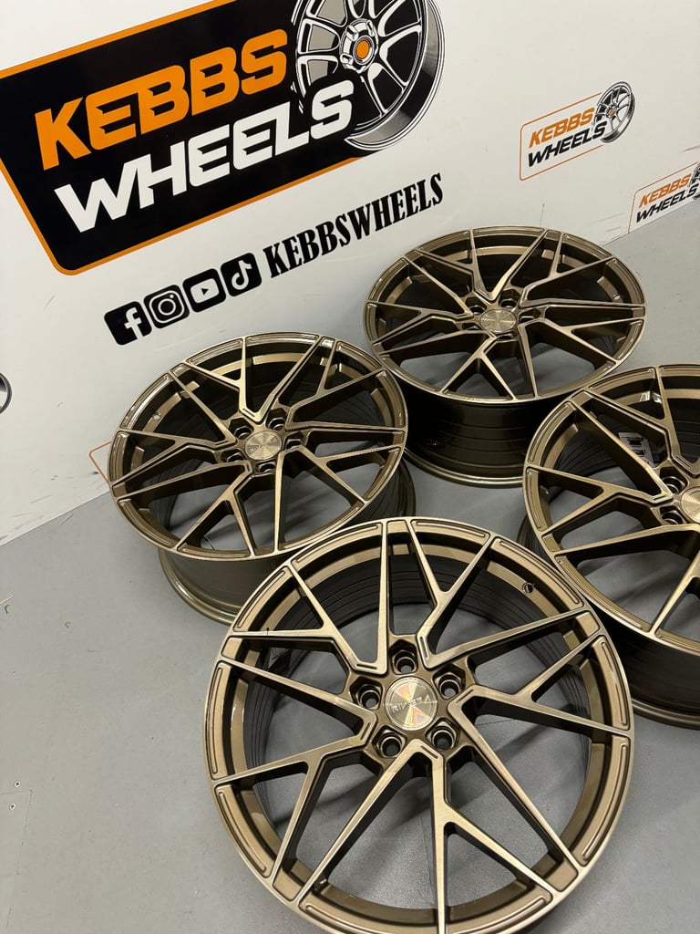  19" AUDI RIVIERA RF106 ALLOY WHEELS A4 A3 A6 A7 A8 S4 S3 S6 RS4 RS3 MK2 TT MK3 TT Q3 Q5