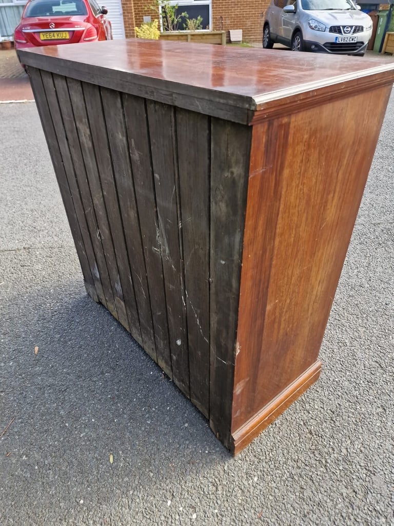 Extra Large Size Super Quality Antique Walnut Chest Of Drawers