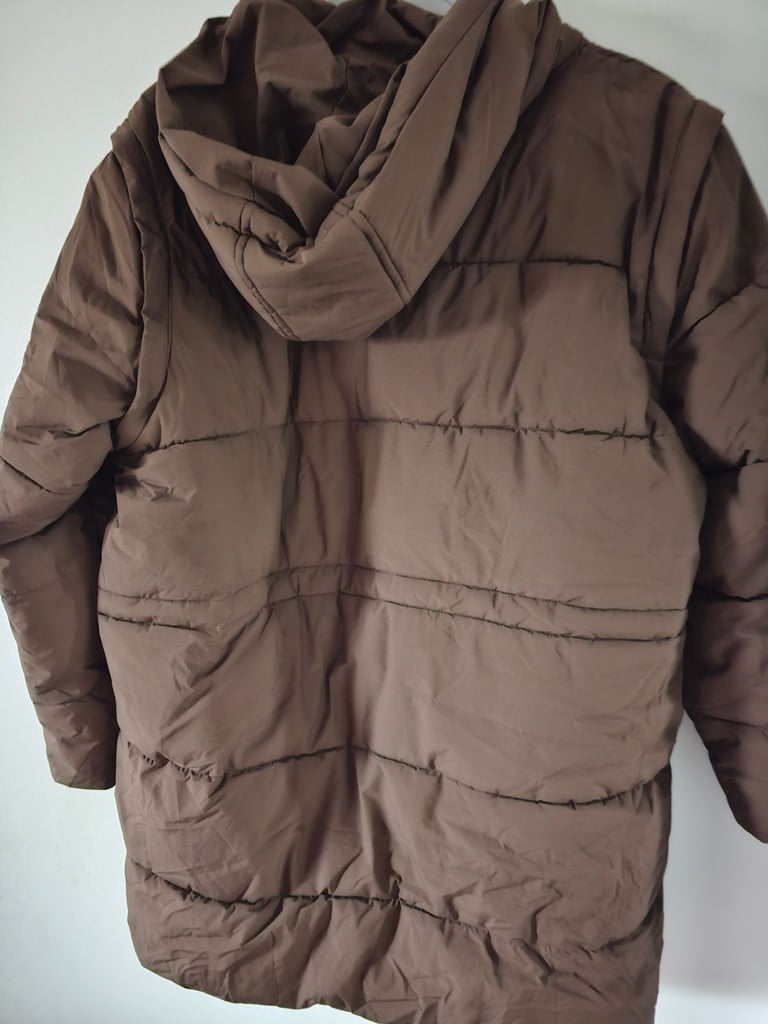 Women dark brown coat 2XL 