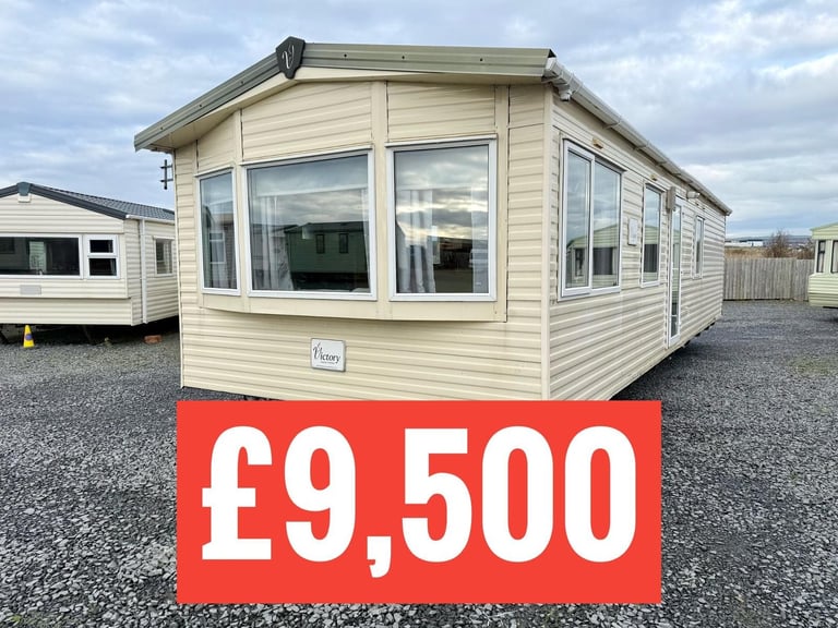 OFF SITE static caravan Scotland double glazed & heated 2 bed Victory Vision