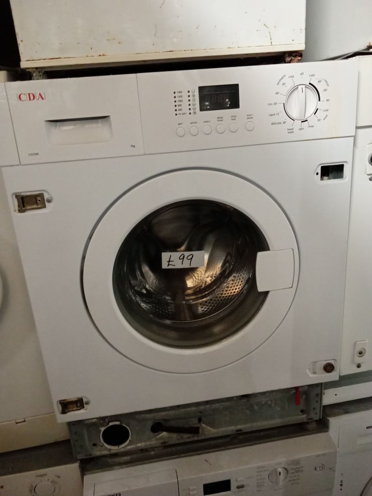 Integrated CDA washing machine 1400 spin £99