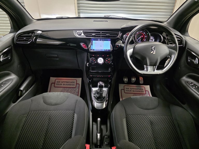 DS AUTOMOBILES DS 3 1.6 BlueHDi Prestige Black Manual WARRANTY 12 MONTHS MOT