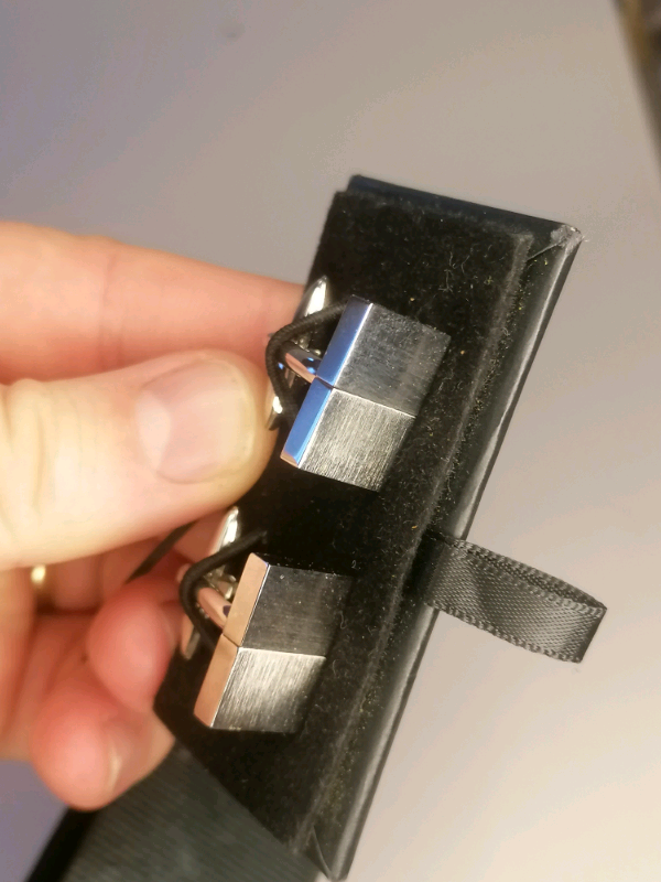 Cufflinks, brand new. 