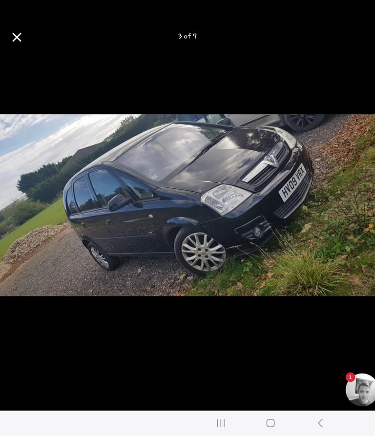 Vauxhall, MERIVA, MPV, 2009, Manual, 1364 (cc), 5 doors