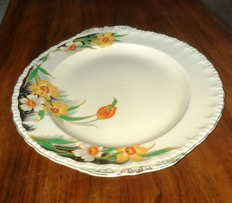 Vintage Grindley Dolores Bone China Large Platter 37 x 30 cm