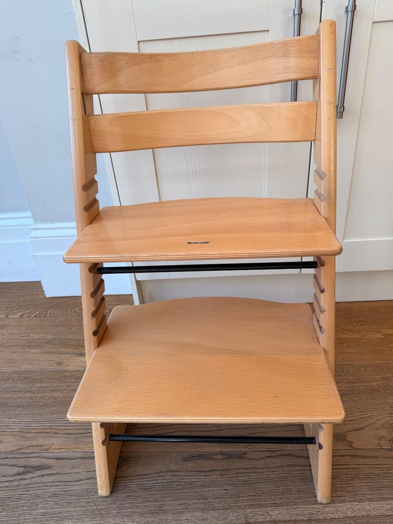 image for [PENDING COLLECTION] Stokke Tripp Trap chair, natural + table top placemat
