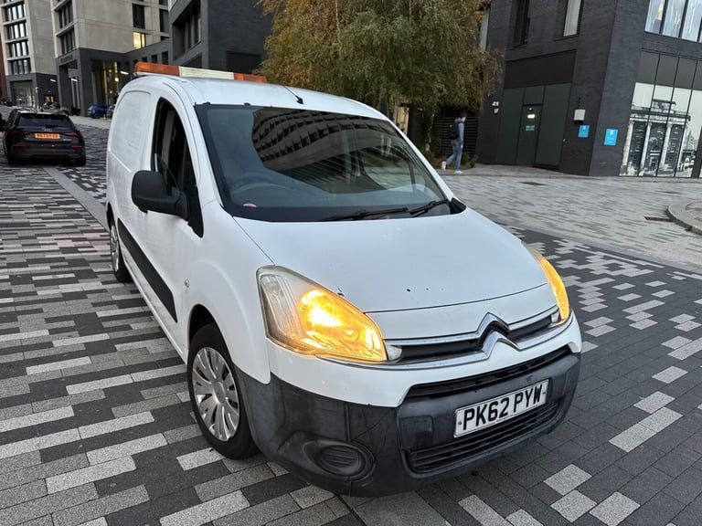 2012 CITROEN BERLINGO LX VAN 1.6 HDI DIESEL 5 SPEED MANUAL WHITE 3 SEATS 