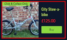 For Sale | City Stow-a-bike | Supplied by CycleRecycle