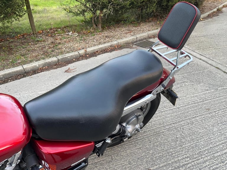 2007 07 HONDA VT 750 C2-7 SHADOW RED MINT 9k MILES CUSTOM CRUISER TALL BARS