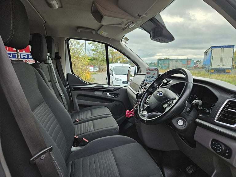 2020 ON 70 PLATE FORD TRANSIT CUTOM 320 130BHP LIMITED CREW VAN ULEZ FREE ZONE