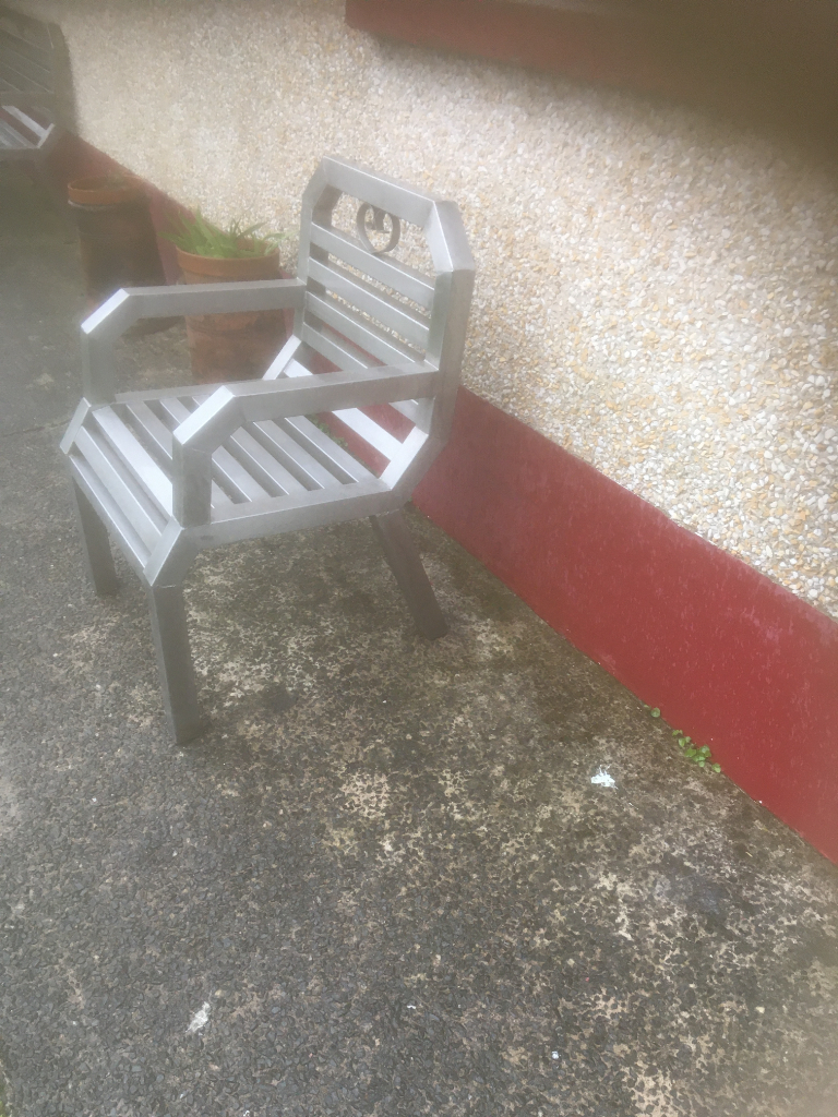 Stainless Steel Single Garden Chair