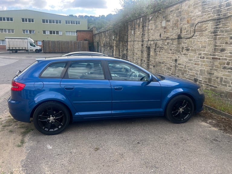 Audi a3 black alloys with great tyres 