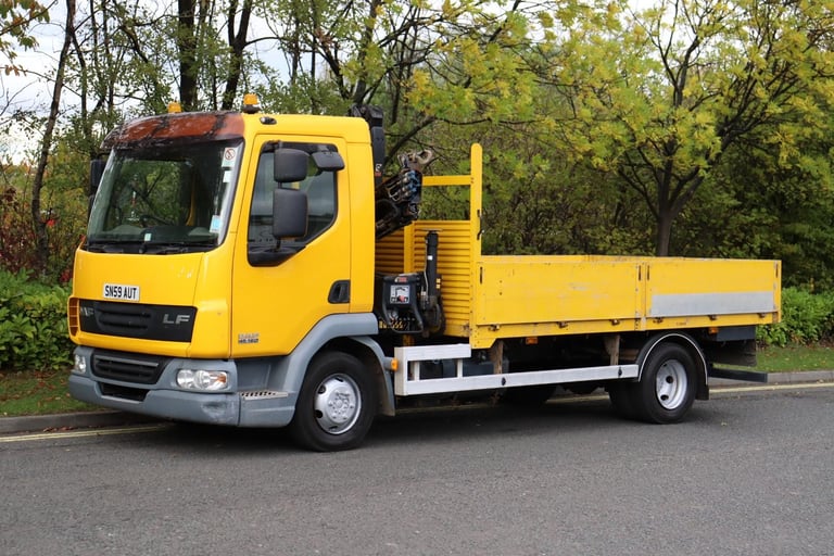 DAF LF45 160 4X2 HIAB XS 055 CRANE DROPSIDE (2009)