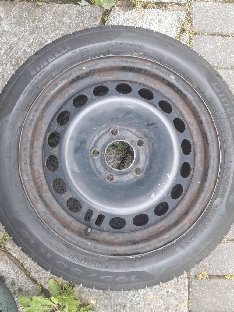 195/50/R15 - Wheel & Tyre - Vauxhall - 5 stud - Pirelli  