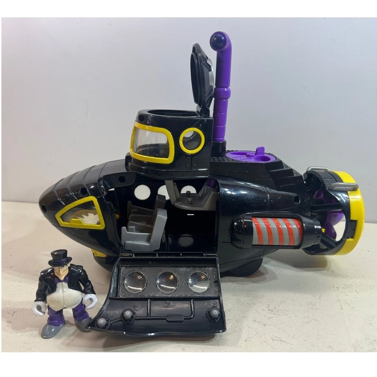 Imaginext - Fisher Price penguin submarine with figure and small shooting bullets