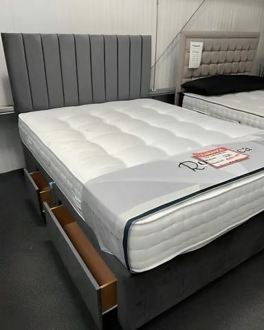 Flat Sale!! Divan Double Bed | Interesting Discount 25% Off - Same Day Delivery !! **