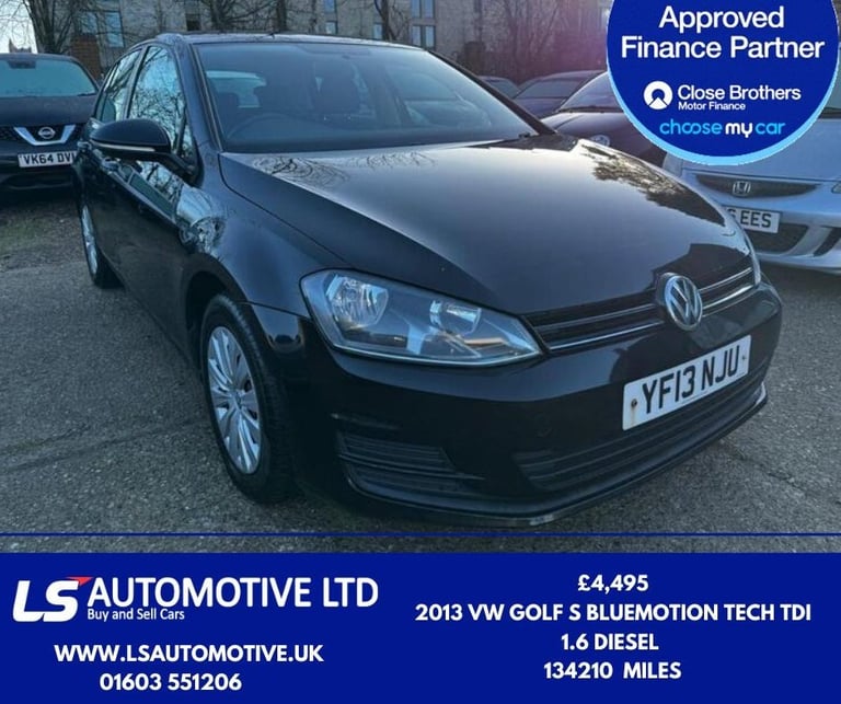 VOLKSWAGEN GOLF 1.6 TDI BlueMotion Tech S 2013