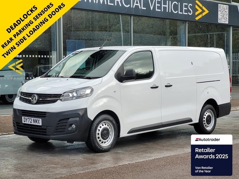 2022 Vauxhall Vivaro LWB Turbo D 2900 Dynamic  1.5ltr 100ps with Deadlocks, Twin Side Loading Do ...
