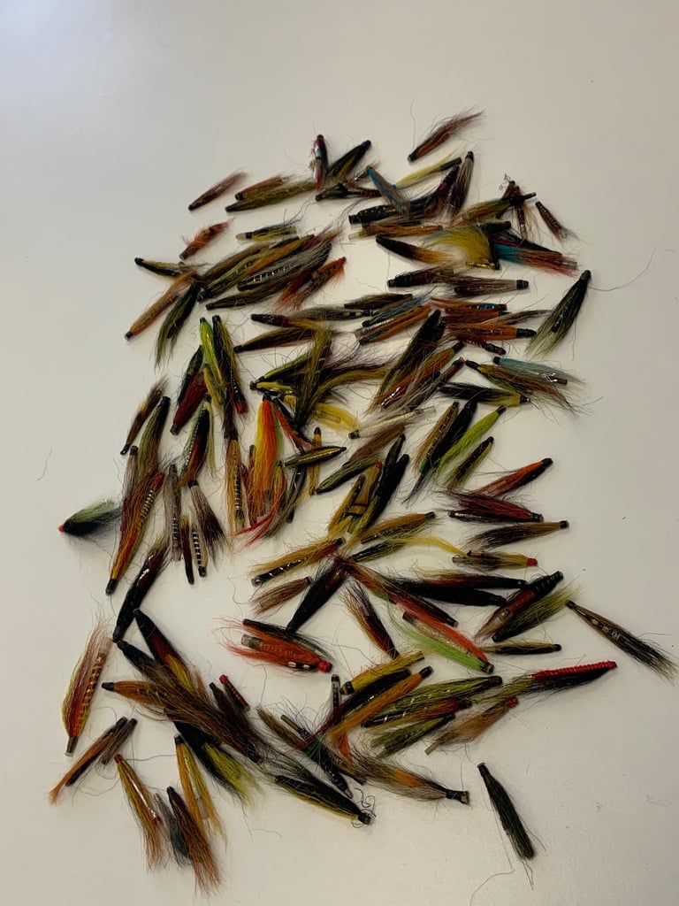 image for New salmon fly fishing tube flies £1 each 
