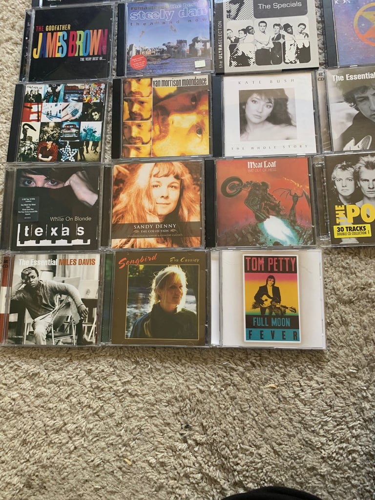 300 CD’s Rock,Blues, Jazz, Pop plus others 