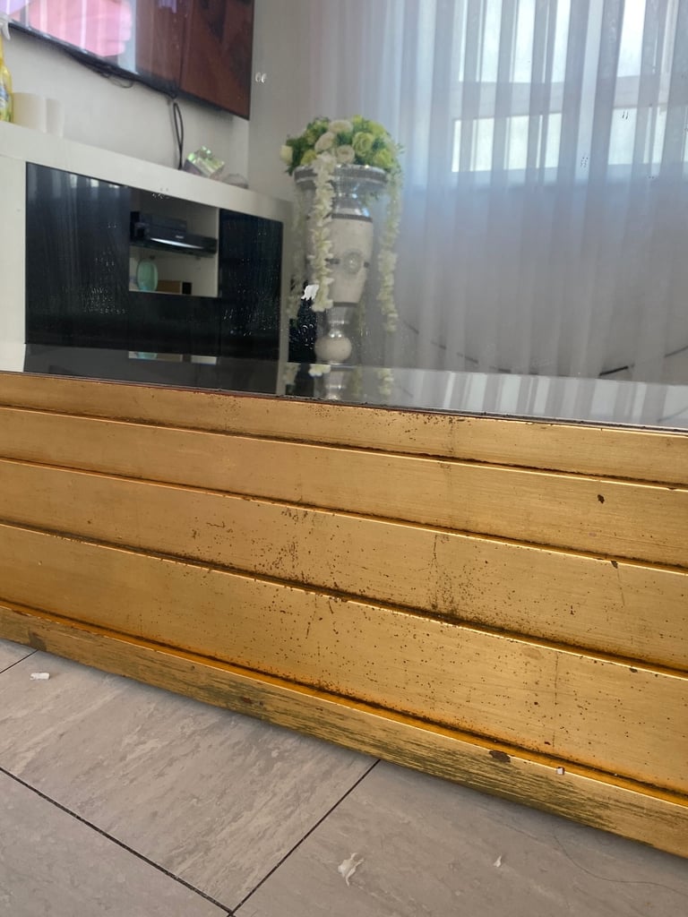 Large Gold Mirror