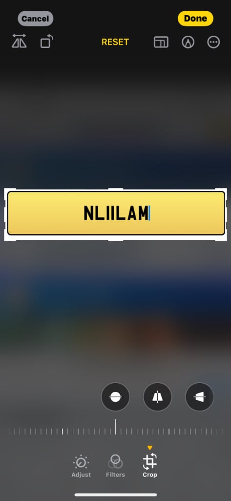Cherished car reg